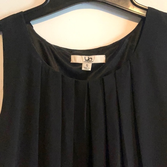 Ya Los Angeles size S: black pleated flowy dress - Picture 5 of 7